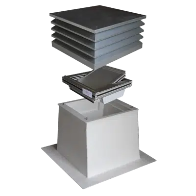 Imagem para BlueKit Thermo Flap - Roof hood with louvred cap}