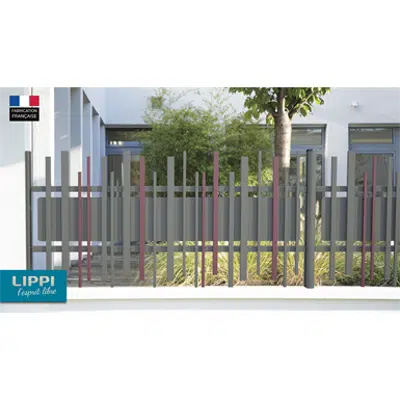 Aligned top and bottom STEM® WALL fence图像