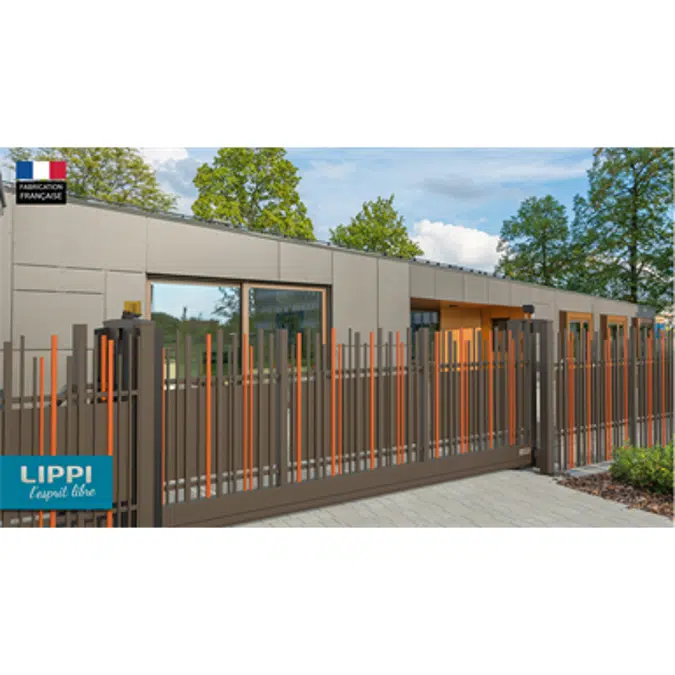 Aligned top and bottom STEM® WALL fence