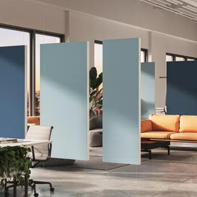 画像 Rockfon Canva Hanging dividers - Acoustic zoning solution