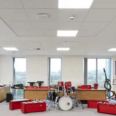画像 Rockfon Blanka® dB 46-super white acoustic ceiling