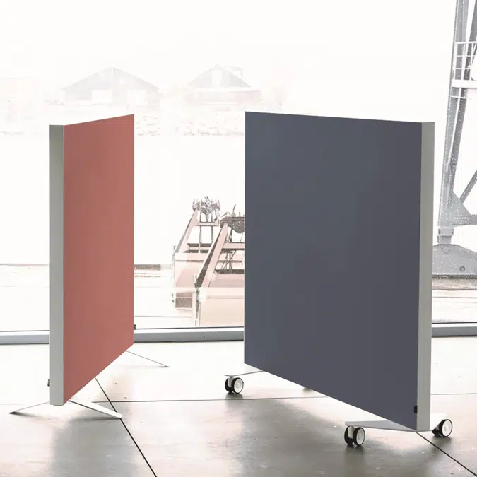 Rockfon Canva Floor screens - Flexible acoustic room divider