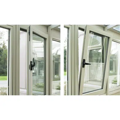 Image pour Tilt Turn Windows Curtain Wall Panel Model SI7251