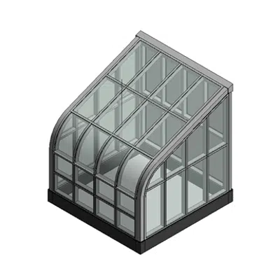 afbeelding voor Curved Eave Lean To Skylight Model SI5006