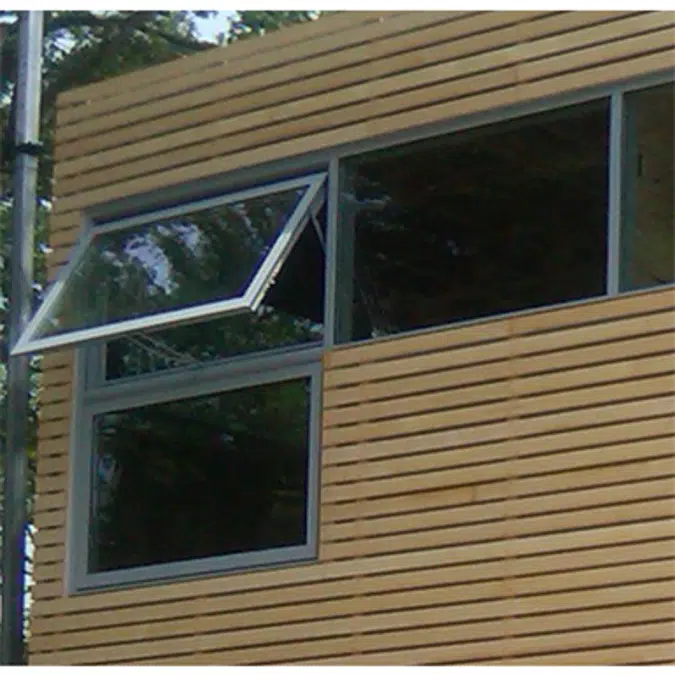 Awning Window Curtain Wall Panel Model SI7201