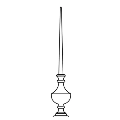 Зображення для Decorative Finials - 16" Ball and Spire 