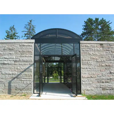imagem para Barrel Vault Curved Skylight Model SI5006