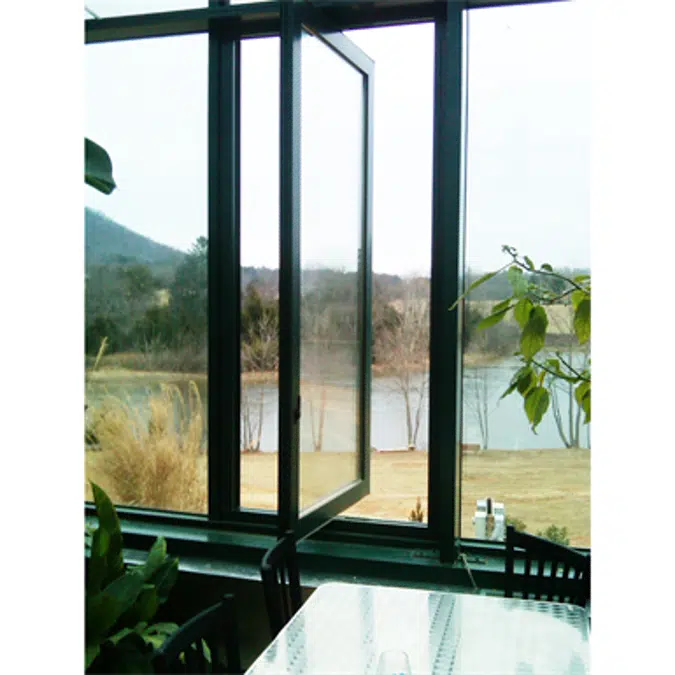 Pivoting Window Curtain Wall Panel Model SI3000P