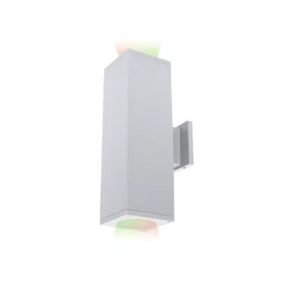 Image for Cube Architectural - 5" Color Changing Double Wall Mount