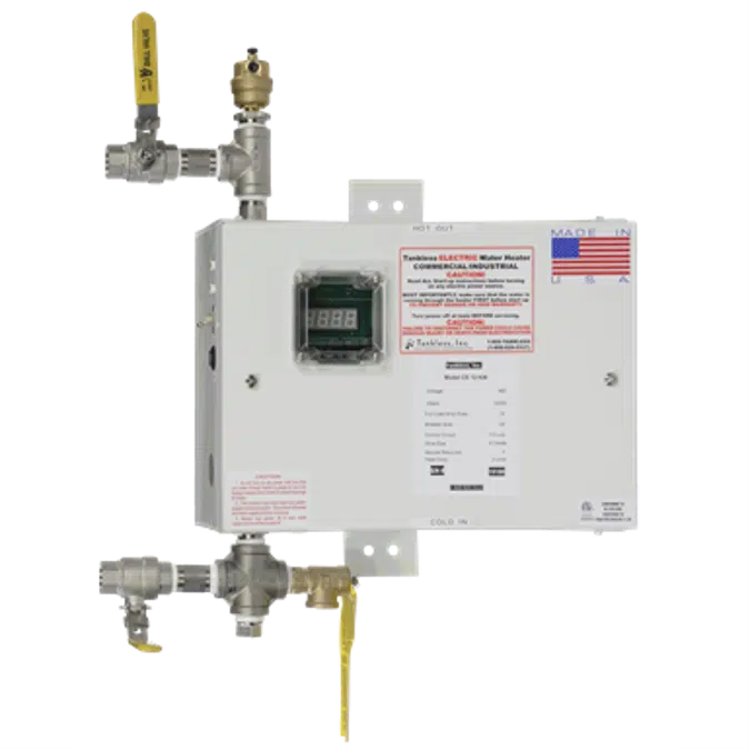 Water Heater-Tankless-CE Series 12kW-Electronic