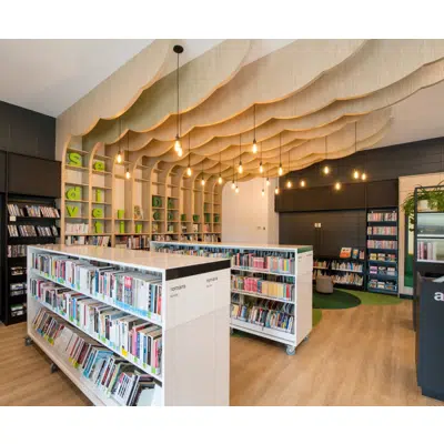 billede til Aetnastak® Cantilever Library Shelving System