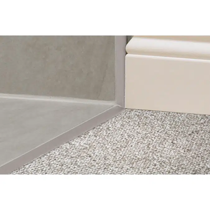 RENO-TK Edge-protection profile with minimum reveal for sloped transitions