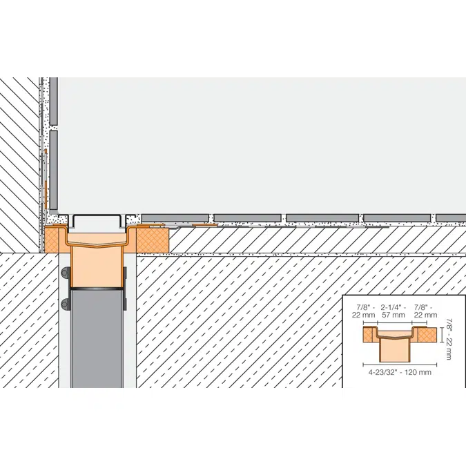 KERDI-LINE Linear drain SOLID (A)