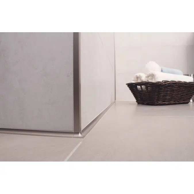 DILEX-AHK Cove-shaped profile for inside wall corners and floor/wall transitions