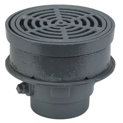 Immagine per Area Drain with 8 in.  Round Adjustable Top, Grate Supported by Bucket - FD-320-SET