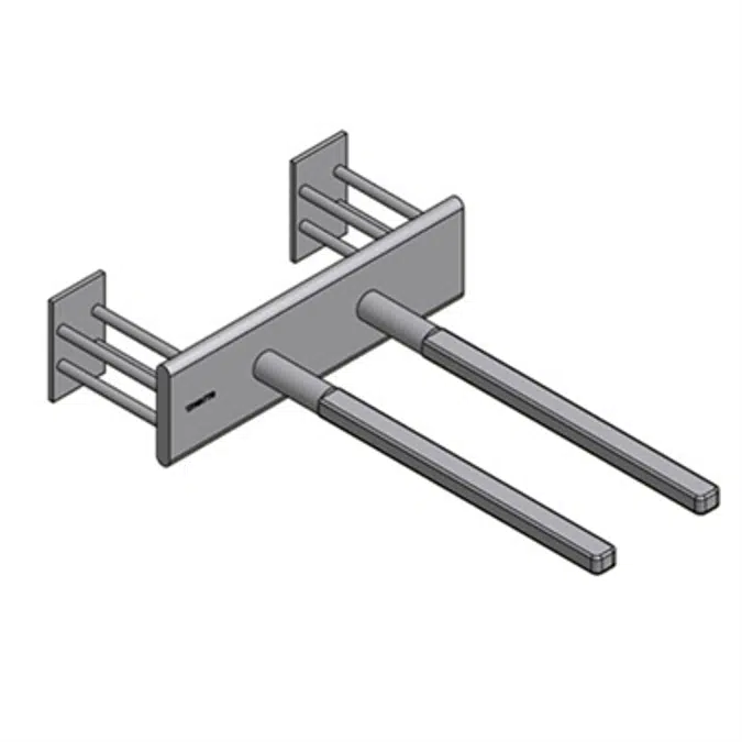 Wall Mounted Concealed Arm Track Lavatory Carrier - TCA-440