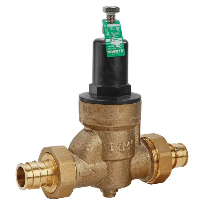Lead Free* Water Pressure Reducing Valves, Sizes: 1 1/4 ‒ 2 IN (32 ‒ 50mm) - LFN45B-L
