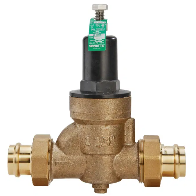 Lead Free* Water Pressure Reducing Valves, Sizes: 1 1/4 ‒ 2 IN (32 ‒ 50mm) - LFN45B-L