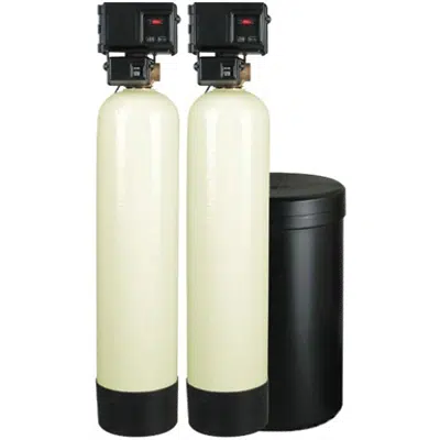 画像 Meter Demand Duplex Alternating Water Softeners for Hardness Reduction - PWS20-2