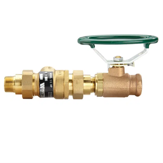 High Pressure Hose Drop Dual Check Vacuum Breaker Backflow Preventer - 912HP
