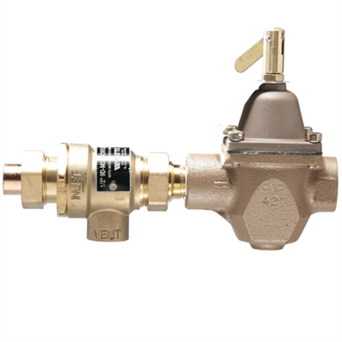 BIM objects Free download! Bronze Combination Fill Valve and Backflow