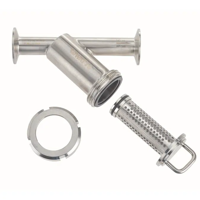 Sanitary Wye Strainer with Tri Clamp Connections - Series W2000