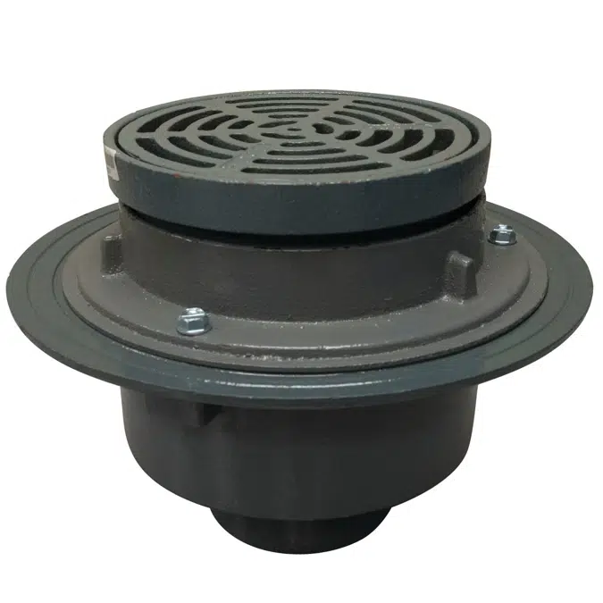 Area Drain with 8 in. Medium Duty Round Fixed Top - FD-940
