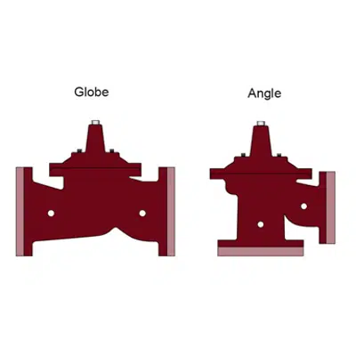 billede til Single Chamber Control Valve - Reduced Port with Mechanical Check - M6400, M61400