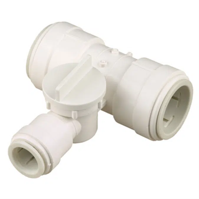 Quick-Connect Tee Valves - Polysulfone - 3550B