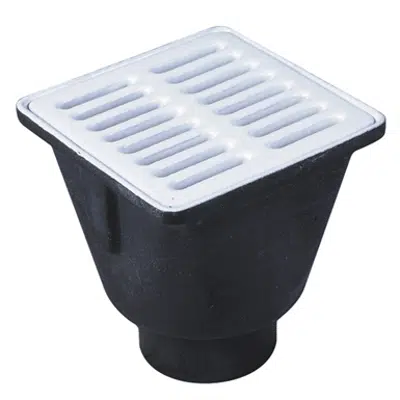 Immagine per 8 in.  Square x 6 in.  Deep Sanitary Floor Sink - FS-710
