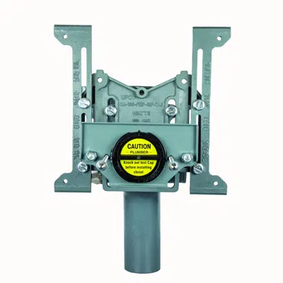 Image for QT QuickTurn™ Single Vertical Carrier for Floor Mounted Back Outlet Bowl with Side Inlet(s) - QT-131-BF