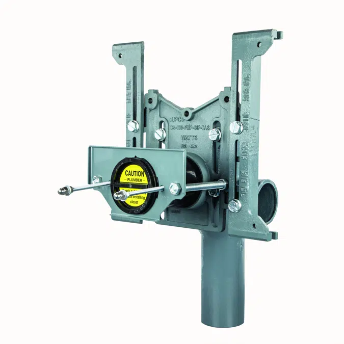 QT QuickTurn™ Single Vertical Carrier for Floor Mounted Back Outlet Bowl with Side Inlet(s) - QT-131-BF