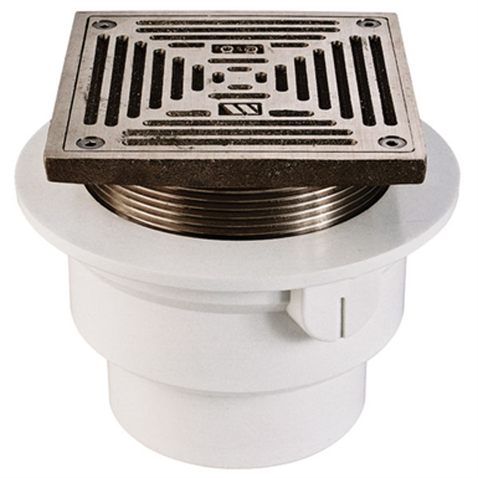 BIM objects Free download! PVC/ABS Adjustable Floor Cleanout w/Square