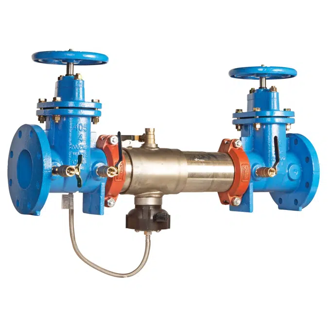 Reduced Pressure Zone Assembly Backflow Preventers with Flood Sensor – For 2 1/2 – 10 IN Sizes - 957-FS