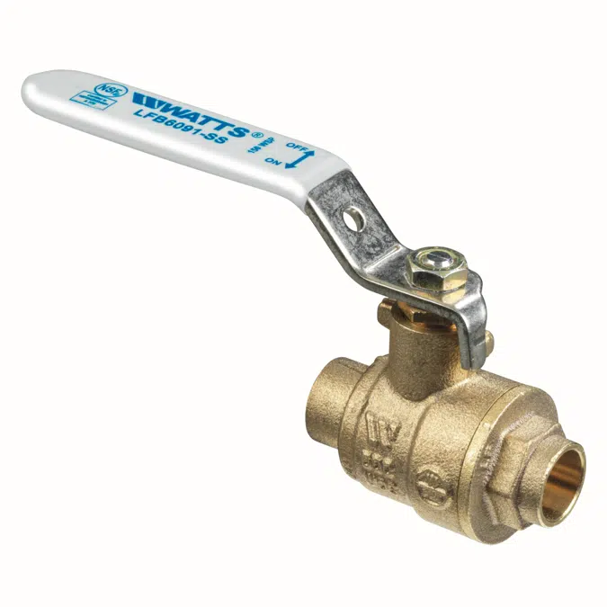 2-Piece, Full Port, Lead Free* Bronze Ball Valves with Stainless Steel Trim - LFB6091-SS