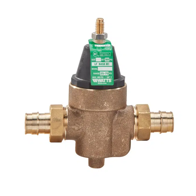 Lead Free* Water Pressure Reducing Valves, Sizes: 1/2 ‒ 1 IN (15 ‒ 25mm) - LFN45B