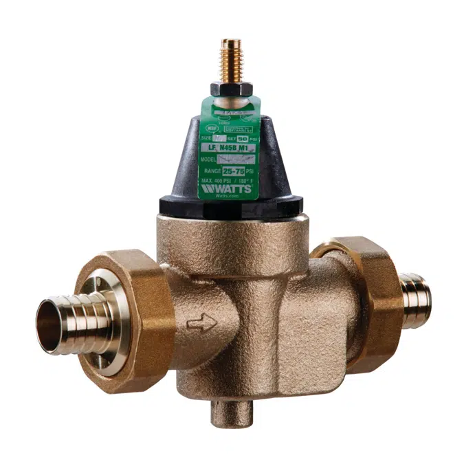 Lead Free* Water Pressure Reducing Valves, Sizes: 1/2 ‒ 1 IN (15 ‒ 25mm) - LFN45B