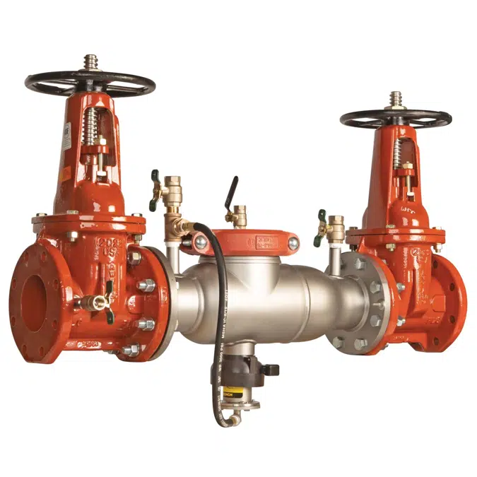 Reduced Pressure Zone Assembly Backflow Preventers with Flood Sensor, Stainless Steel - Sizes 2 1/2 – 10 IN - 994-FS