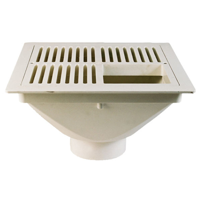 Image pour 12 in. Square PVC Sanitary Floor Sink - FS56