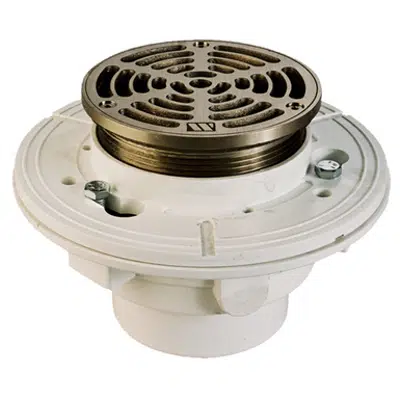 bild för PVC/ABS Floor Drain with Round Strainer - FD-7-R