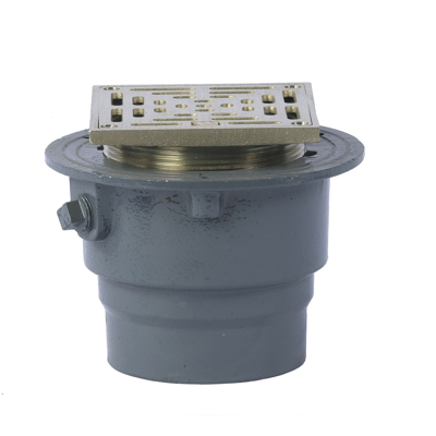 Image for Floor Drain with Square Heavy Duty Strainer - FD-200-M