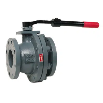 2-Piece, Full Port, Cast Iron Flanged Ball Valves - G4000M1图像