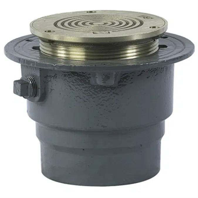 BIM objects - Free download! Floor Cleanout with Heavy Duty Round Top ...