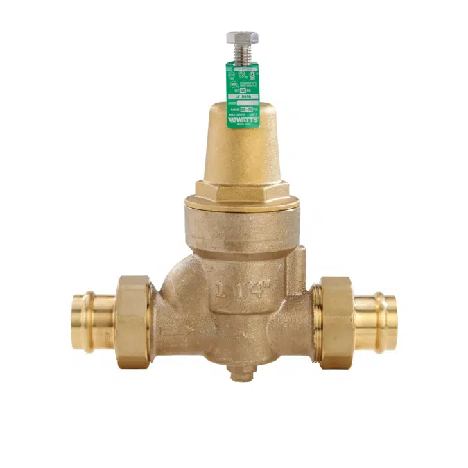 Lead Free* Water Pressure Reducing Valves, Sizes: 1 1/4 ‒ 2 IN - LFN55B