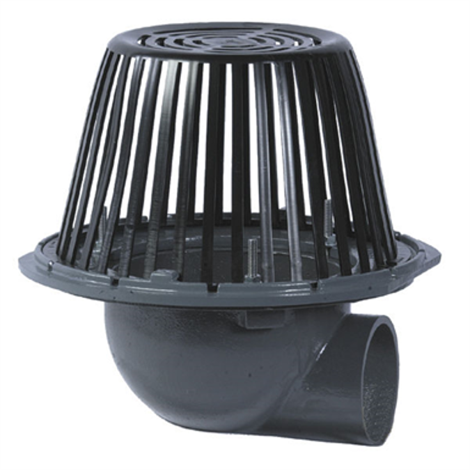 BIM objects Free download! Side Outlet Roof Drain RD100SO BIMobject