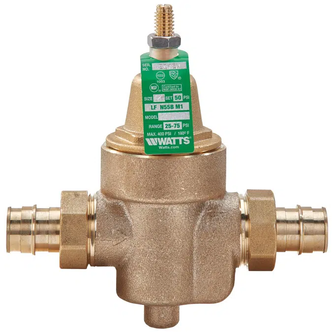 Lead Free* Water Pressure Reducing Valves, Sizes: 1/2 ‒ 1 IN - LFN55B-M1