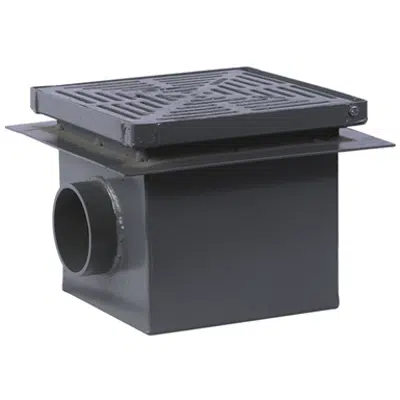 Image for Side Outlet Area Drain with Hinged Grate - FD-430