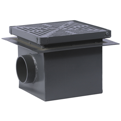 Image pour Side Outlet Area Drain with Hinged Grate - FD-430