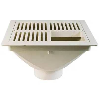 Image for 12 in.  Square PVC Sanitary Floor Sink - FS-500