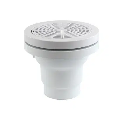 bild för TriCore™ Composite Floor Sink 8" Round x 6" Deep PVC Sanitary Floor Sink - FS-510